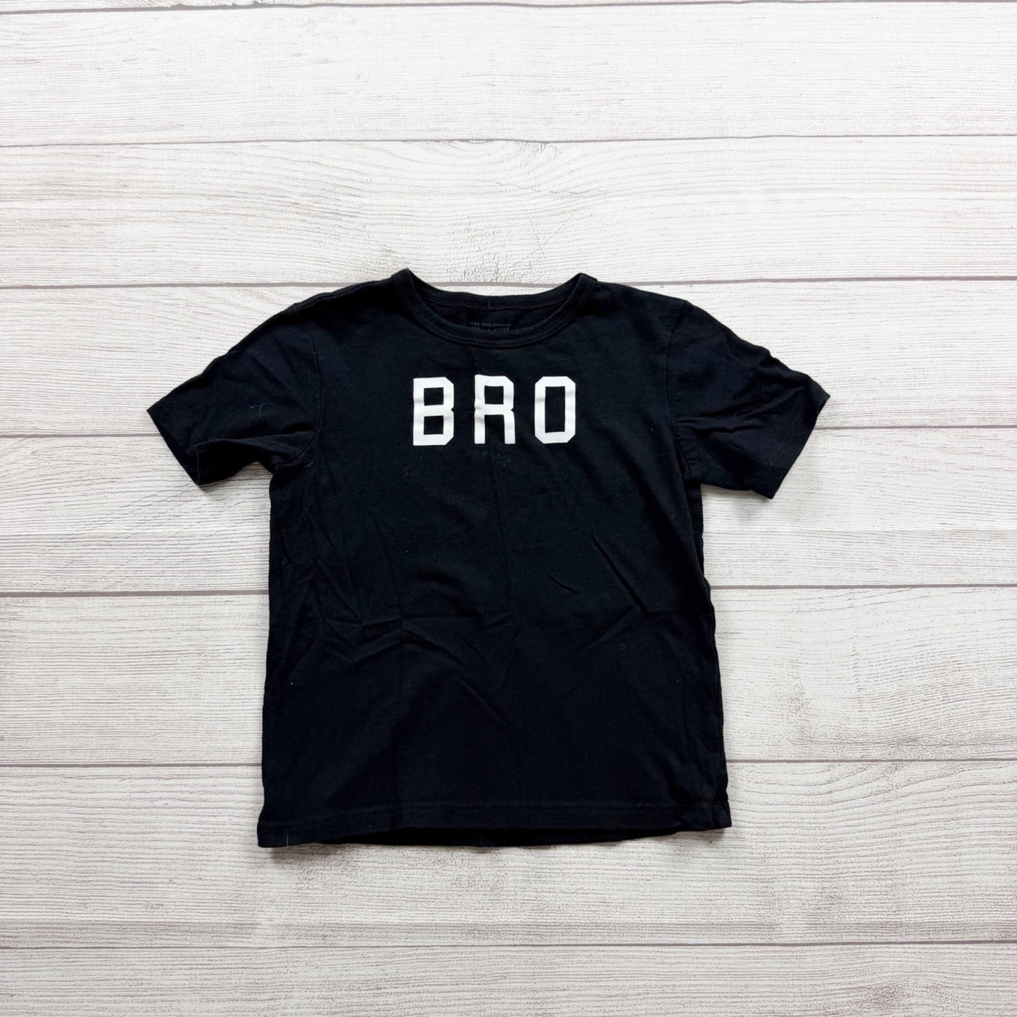 The Children’s Place Black "BRO" Graphic T-Shirt Toddler Boys 4T