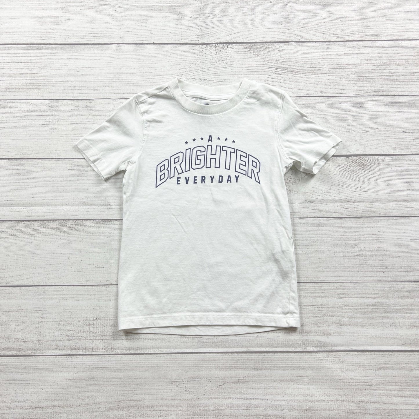 Cotton On Kids White "A Brighter Everyday" Graphic Short Sleeve T-Shirt 5