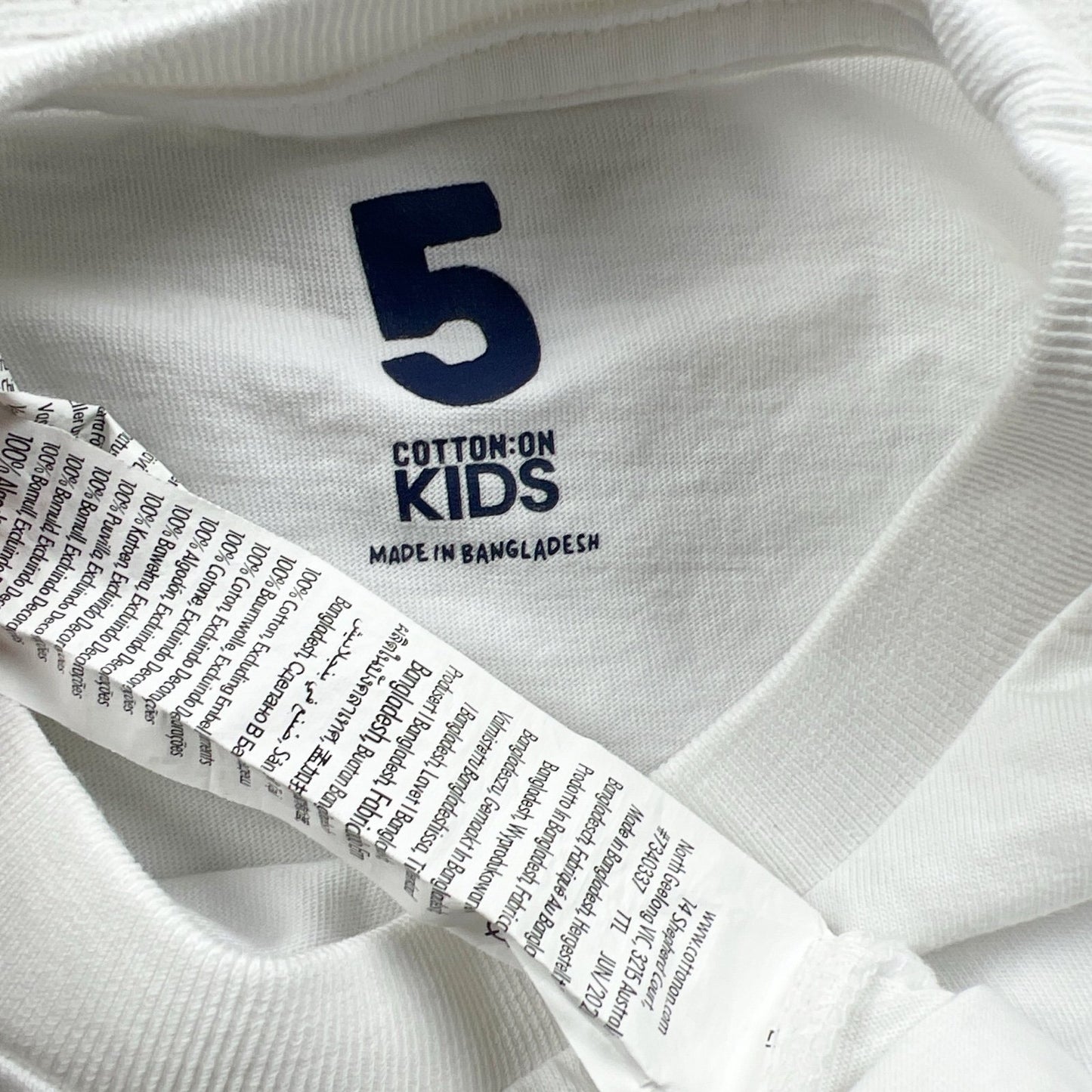 Cotton On Kids White "A Brighter Everyday" Graphic Short Sleeve T-Shirt 5