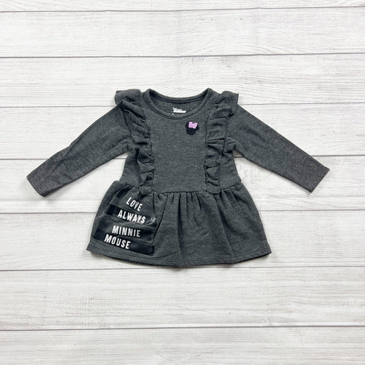 Disney Minnie Mouse Baby Girl Dress Ruffle Pocket “Love Always” 9-12 Months