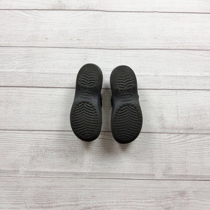 Crocs Kids Black Sandal Shoes Lightweight Strap Slip On Little Kids 12