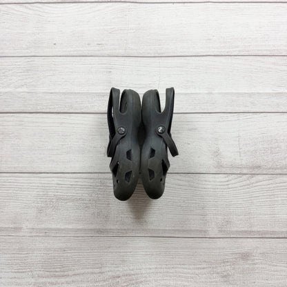 Crocs Kids Black Sandal Shoes Lightweight Strap Slip On Little Kids 12