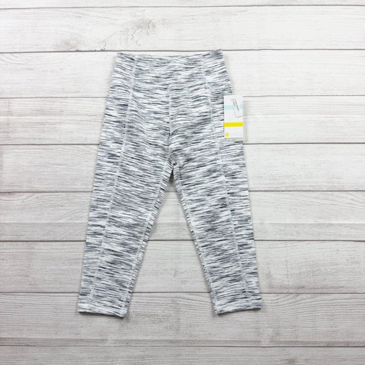 Zella Girls Leggings Gray Space Dye Athletic Yoga Pants M 8-10 NWT