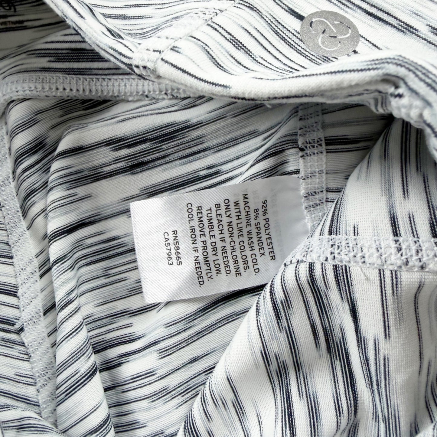 Zella Girls Leggings Gray Space Dye Athletic Yoga Pants M 8-10 NWT