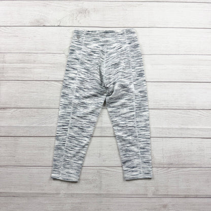 Zella Girls Leggings Gray Space Dye Athletic Yoga Pants M 8-10 NWT