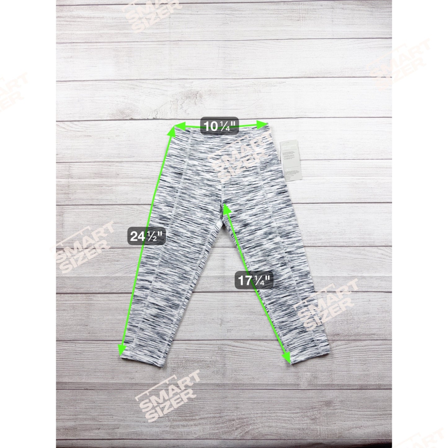 Zella Girls Leggings Gray Space Dye Athletic Yoga Pants M 8-10 NWT