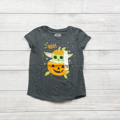 Star Wars Jumping Beans Girls Short Sleeve Halloween T-Shirt Pumpkin NWT 6