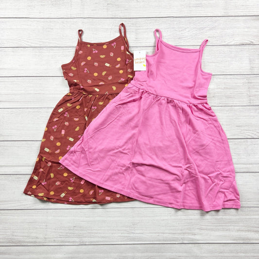 Jumping Beans Girls Dress Bundle Set of 2 Spaghetti Strap Summer Dresses NWT 6