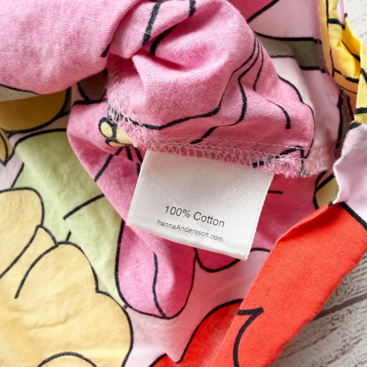 Hanna Andersson Girls Floral Pillowcase Sundress Bright Multicolor Dress 10