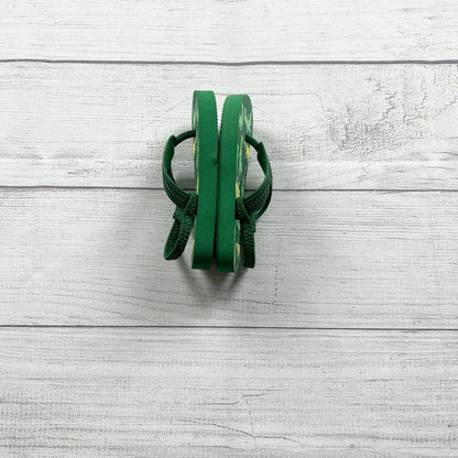 Cat & Jack Toddler Flip Flops Alligator Crocodile Print Sandals Summer 5-6