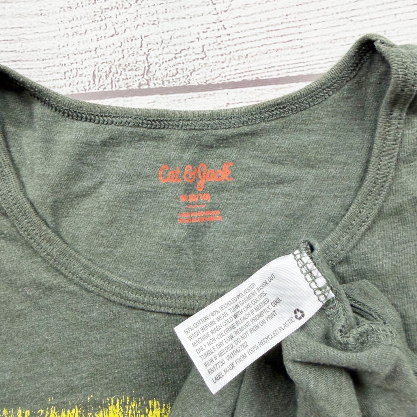 Cat & Jack Kids Adventure Graphic Tank Lightweight Sleeveless Shirt M 8-10