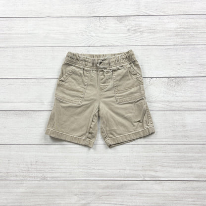 Jumping Beans Khaki Boys Cargo Shorts Elastic Waist Drawstring 4