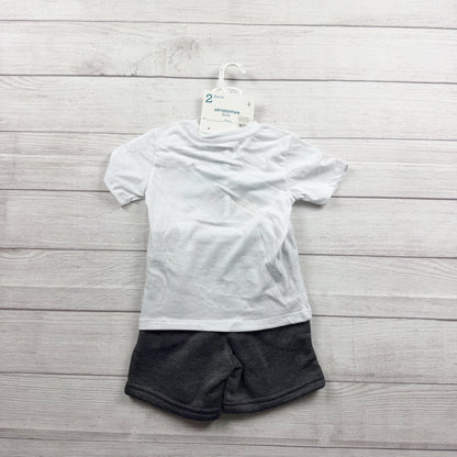 Aeropostale Kids Boys 2-Piece Outfit Set Cape Cod Graphic Tee + Shorts NWT 4