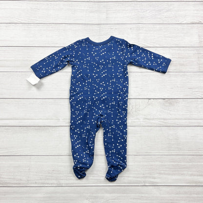 Sterling Baby Blue Constellation Footed Snap Sleeper One Piece NWT 3-6 Months