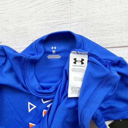Under Armour Toddler Boys Basketball Graphic T-Shirt Short Sleeve Tee NWT 2T
