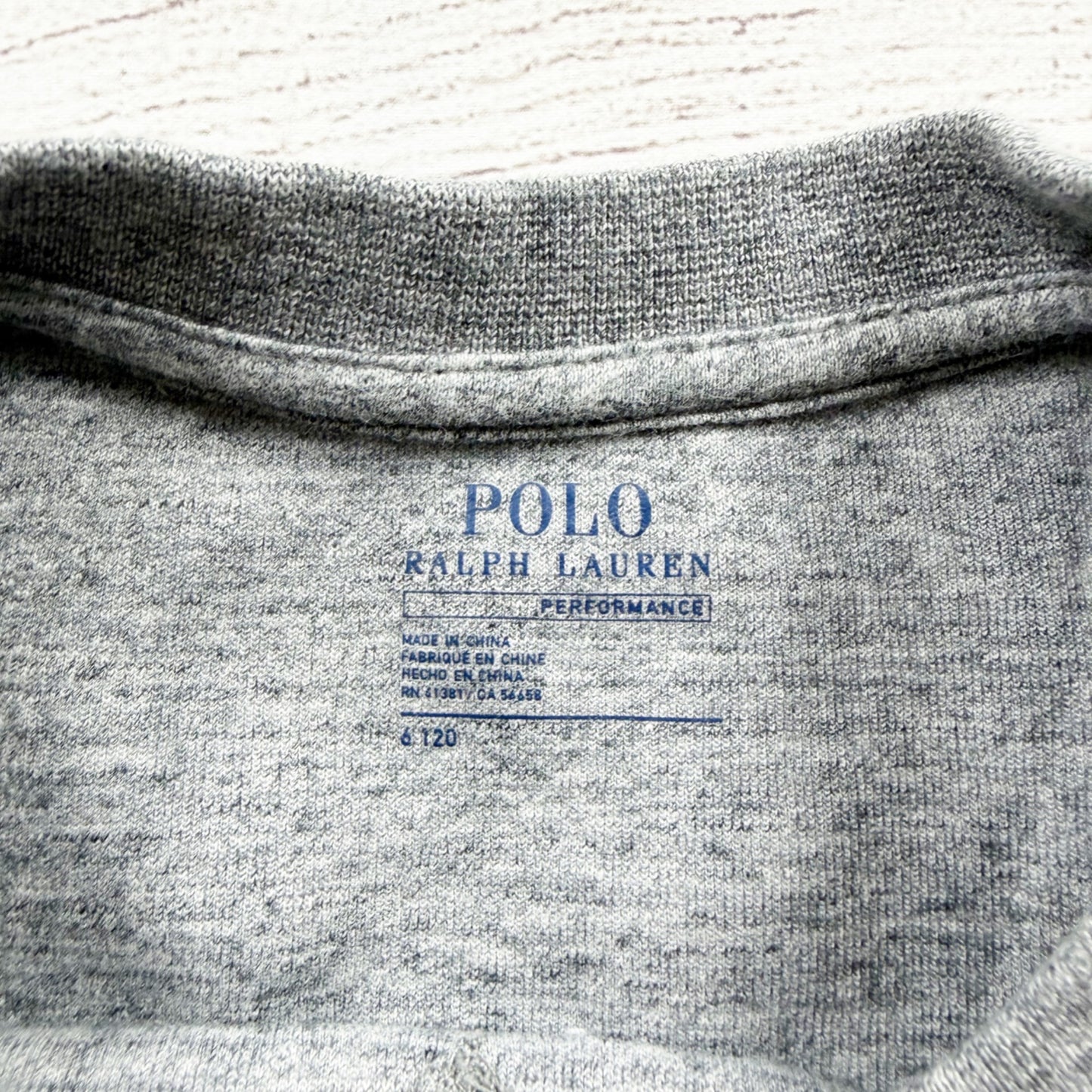 Polo Ralph Lauren Boys Gray Crewneck Sweatshirt “POLO” Logo 6