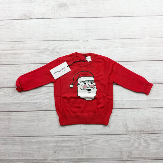 Miles The Label Santa Baby Sweater Organic Cotton Holiday Knit NWT 9-12 Months