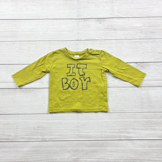 Zara Baby Long Sleeve Graphic Shirt It Boy 9-12 Months