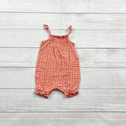 Baby Gap Floral Print Romper Baby Girls Sleeveless 3-6 Months