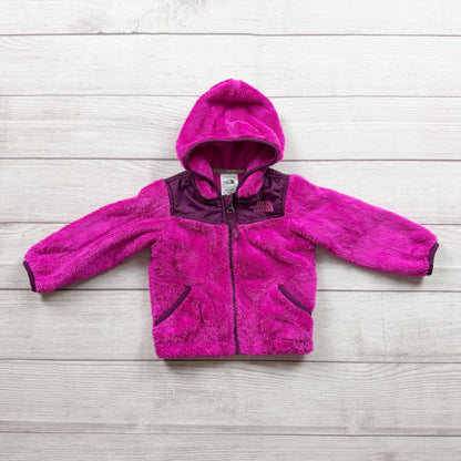 The North Face Infant Full Zip Hooded Fleece Jacket Warm Coat 6-12 Months