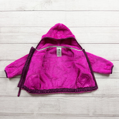 The North Face Infant Full Zip Hooded Fleece Jacket Warm Coat 6-12 Months