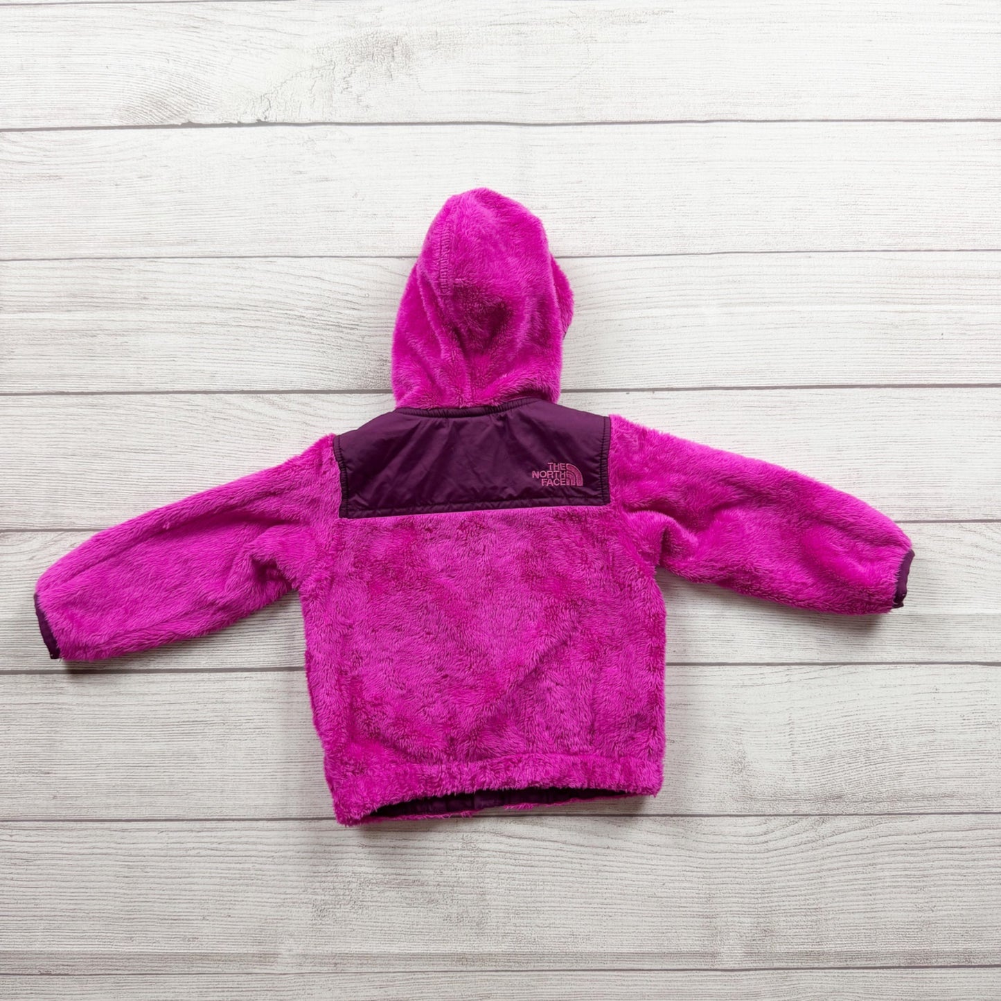 The North Face Infant Full Zip Hooded Fleece Jacket Warm Coat 6-12 Months