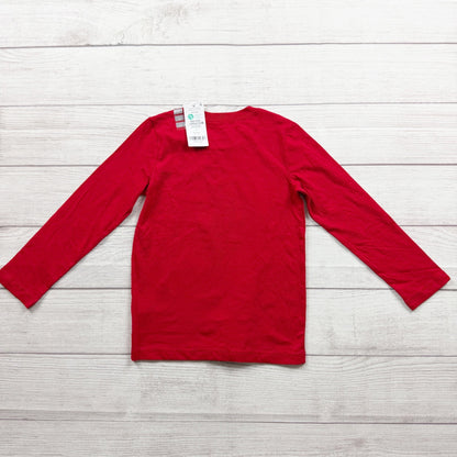 Carter's Toddler Red Christmas Shirt "Santa I Can Explain" Long Sleeve NWT 4T