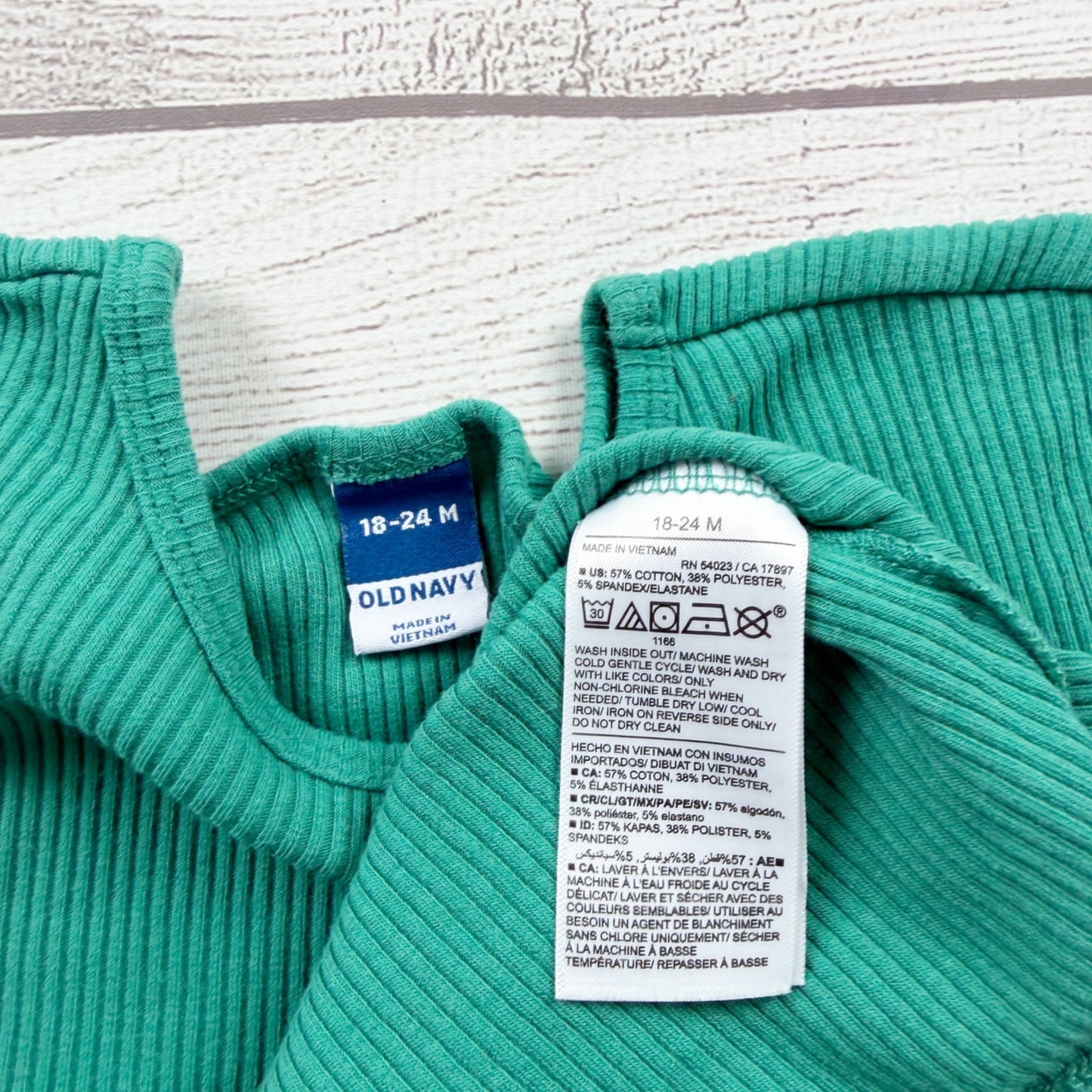 Old Navy Ribbed Knit Dress Toddler Girl Short Sleeve Fit Flare 18-24 Months