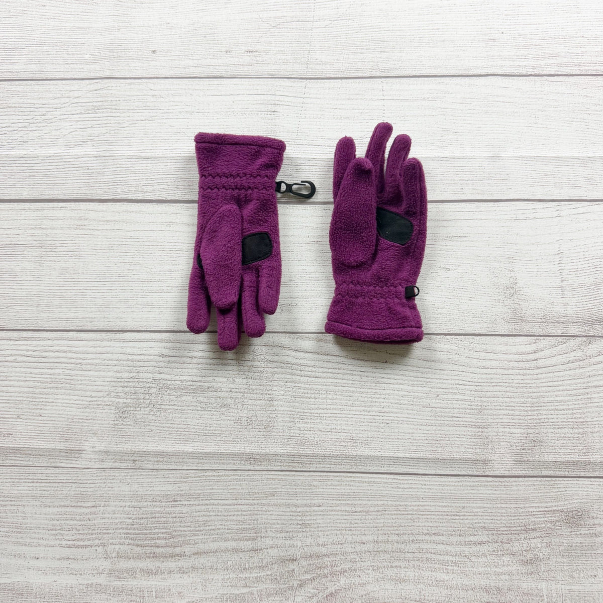 Columbia Youth Fleece Winter Gloves Purple Insulated Warm Design S 8