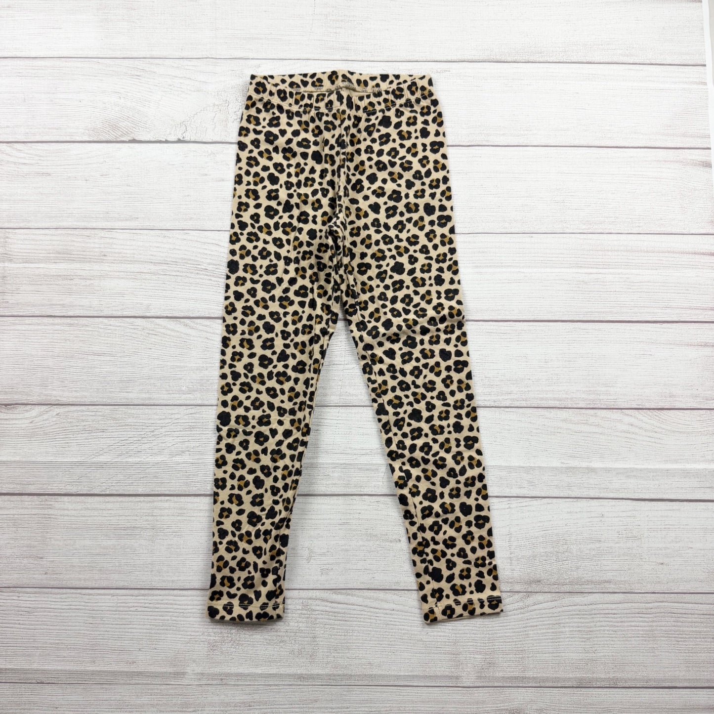 Cat & Jack Leopard Print Girls Leggings Stretchy Casual Wear M 8