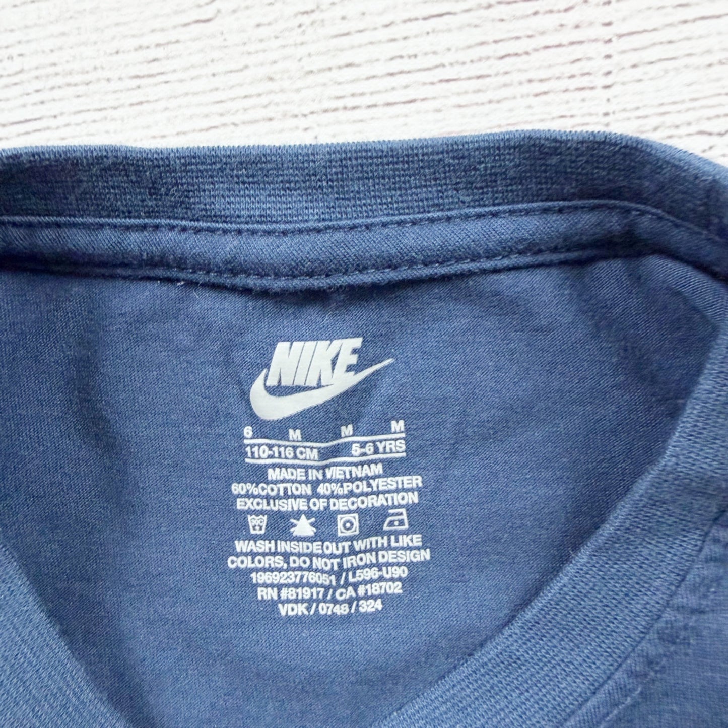 Nike Youth Navy Logo Short Sleeve T Shirt 6