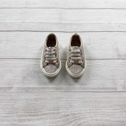 Michael Kors Baby Girl Sneakers Infant Toddler Rose Gold Glitter Fashion Shoes 5