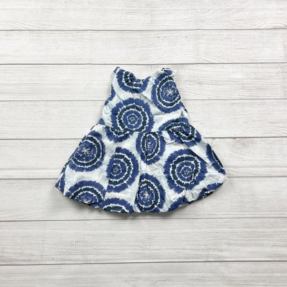 Koala Kids Blue White Tie-Dye Infant Sleeveless Sundress 12-18 Months
