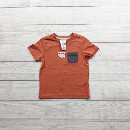 Tommy Bahama Short Sleeve T-Shirt Rust Orange Pocket Graphic NWT 18-24 Months