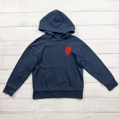 Old Navy Amazing SpiderMan Navy Hoodie Kids Marvel Graphic Pullover M 8