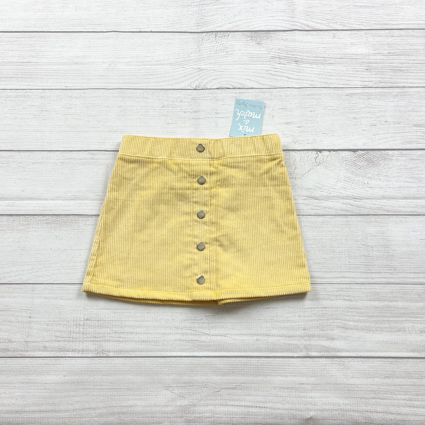 Cynthia Rowley Girls Skirt Corduroy Button Front A-Line Mini Skirt NWT 5-6