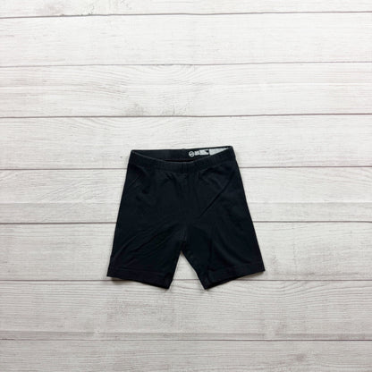 Wonder Nation Girls Black Bike Shorts Elastic Waist Stretch Fit S 6 6X