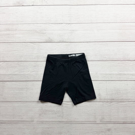 Wonder Nation Girls Black Bike Shorts Elastic Waist Stretch Fit S 6 6X