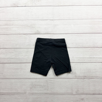 Wonder Nation Girls Black Bike Shorts Elastic Waist Stretch Fit S 6 6X