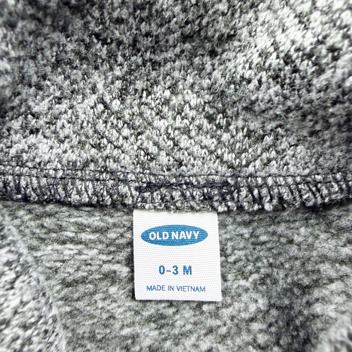 Old Navy Baby One Piece Gray Romper Snap Closure 0-3 Months