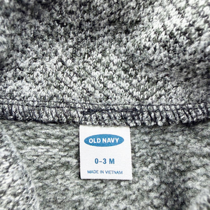 Old Navy Baby One Piece Gray Romper Snap Closure 0-3 Months