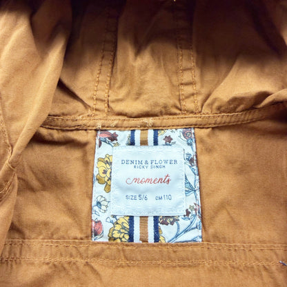 Denim & Flower Ricky Singh Kids Lightweight Hooded Jacket NWT 5-6