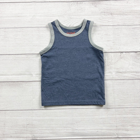 Cat & Jack Blue Tank Top Lightweight Sleeveless Toddler Shirt 12-18 Months