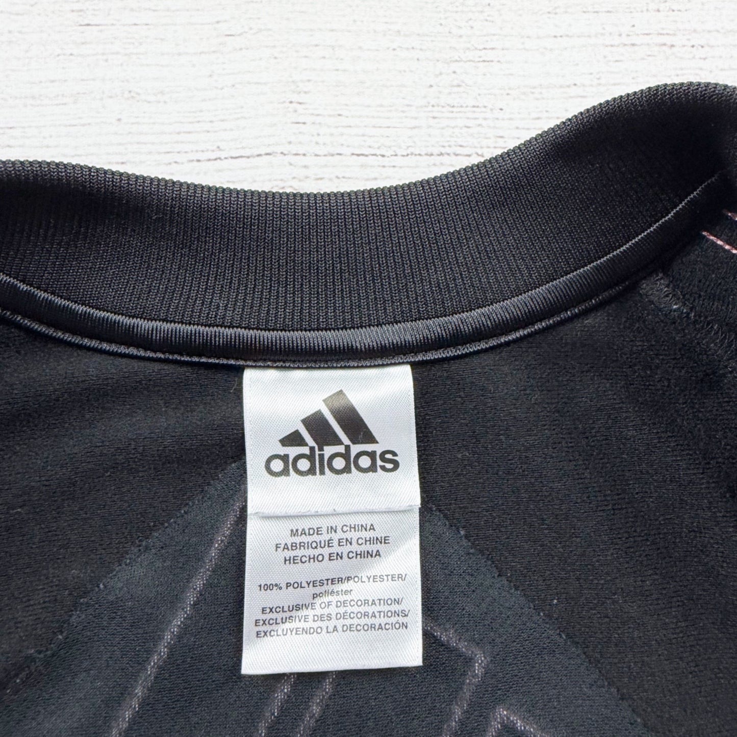Adidas Girls Black Full Zip Track Jacket Pink Stripes Logo 6
