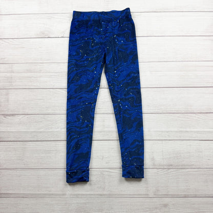 Cat & Jack Blue Starry Print Snuggly Soft Pajama Set Long Sleeve Pants 8