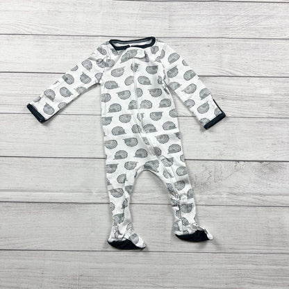 Cloud Island Baby Sleepers Dot Hedgehog Footed Pajamas 2-Pack 6-9 Months