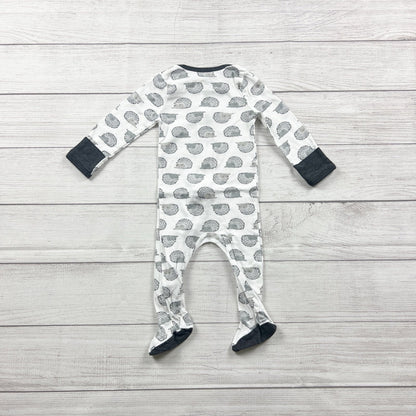 Cloud Island Baby Sleepers Dot Hedgehog Footed Pajamas 2-Pack 6-9 Months