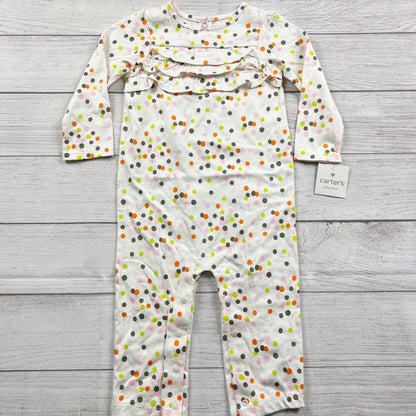 Carter’s Toddler Girl Polka Dot Jumpsuit Confetti One Piece NWT 18-24 Months