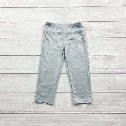 Marika Girls Gray Capri Leggings Small Lightweight Activewear S 7-8