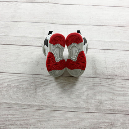 AND1 Kids Toddler White Black Red Basketball Sneakers Slip On Strap Shoes 5